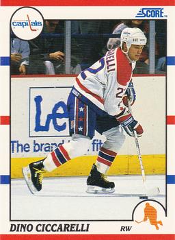 1990-91 Score Hottest and Rising Stars #94 Dino Ciccarelli Front