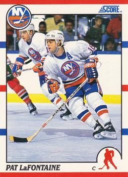 1990-91 Score Hottest and Rising Stars #95 Pat LaFontaine Front