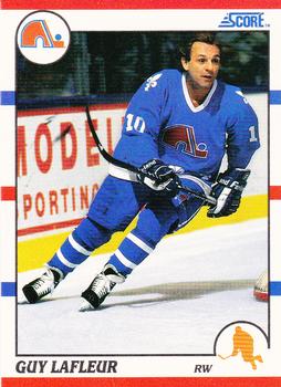 1990-91 Score Hottest and Rising Stars #96 Guy Lafleur Front