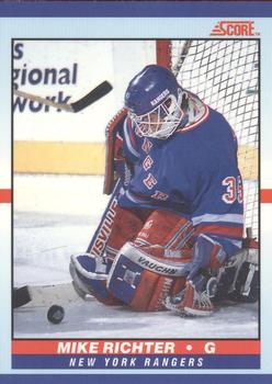 1990-91 Score Young Superstars #27 Mike Richter Front