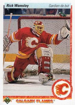 1990-91 Upper Deck French #10 Rick Wamsley Front