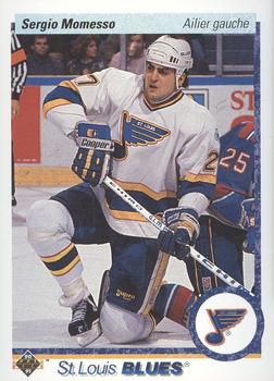 1990-91 Upper Deck French #19 Sergio Momesso Front
