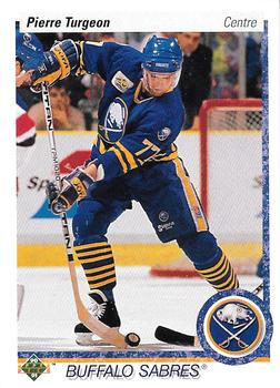 1990-91 Upper Deck French #43 Pierre Turgeon Front