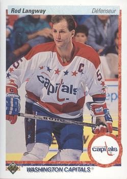1990-91 Upper Deck French #57 Rod Langway Front