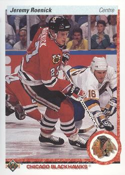 1990-91 Upper Deck French #63 Jeremy Roenick Front