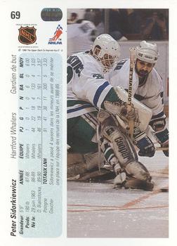 1990-91 Upper Deck French #69 Peter Sidorkiewicz Back