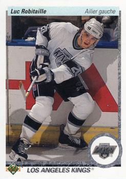 1990-91 Upper Deck French #73 Luc Robitaille Front