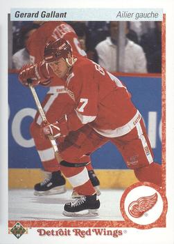 1990-91 Upper Deck French #134 Gerard Gallant Front