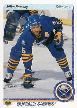 1990-91 Upper Deck French #168 Mike Ramsey Front