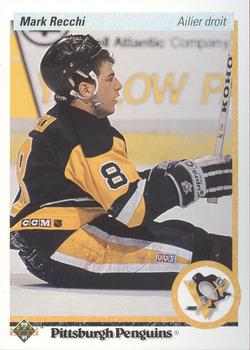 1990-91 Upper Deck French #178 Mark Recchi Front