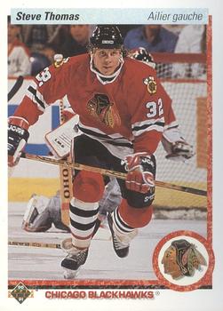 1990-91 Upper Deck French #221 Steve Thomas Front