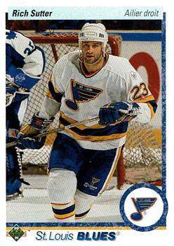 1990-91 Upper Deck French #328 Rich Sutter Front