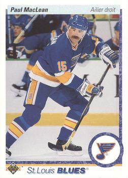 1990-91 Upper Deck French #330 Paul MacLean Front