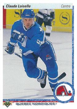 1990-91 Upper Deck French #338 Claude Loiselle Front