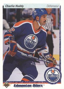 1990-91 Upper Deck French #341 Charlie Huddy Front
