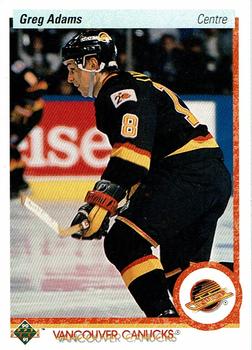 1990-91 Upper Deck French #342 Greg Adams Front