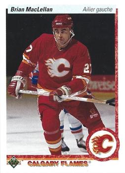 1990-91 Upper Deck French #372 Brian MacLellan Front