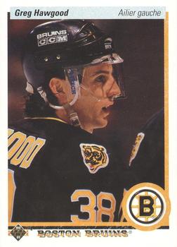 1990-91 Upper Deck French #391 Greg Hawgood Front