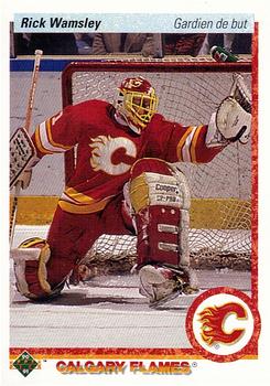 1990-91 Upper Deck French #10 Rick Wamsley Front