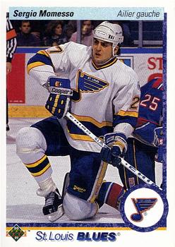 1990-91 Upper Deck French #19 Sergio Momesso Front