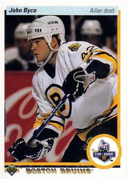 1990-91 Upper Deck French #25 John Byce Front