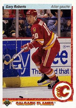1990-91 Upper Deck French #29 Gary Roberts Front