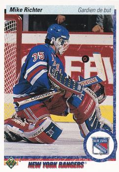 1990-91 Upper Deck French #32 Mike Richter Front