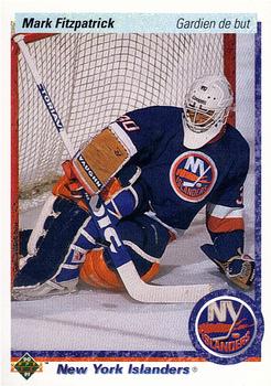 1990-91 Upper Deck French #37 Mark Fitzpatrick Front