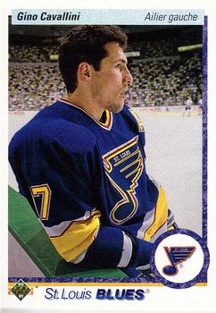 1990-91 Upper Deck French #38 Gino Cavallini Front