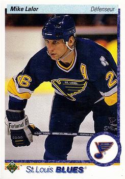 1990-91 Upper Deck French #40 Mike Lalor Front