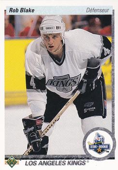 1990-91 Upper Deck French #45 Rob Blake Front