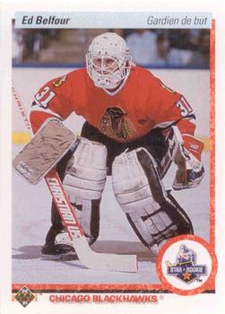 1990-91 Upper Deck French #55 Ed Belfour Front