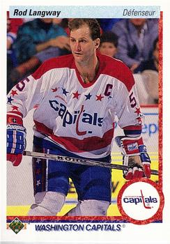 1990-91 Upper Deck French #57 Rod Langway Front