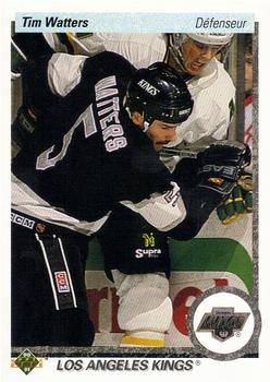 1990-91 Upper Deck French #117 Tim Watters Front