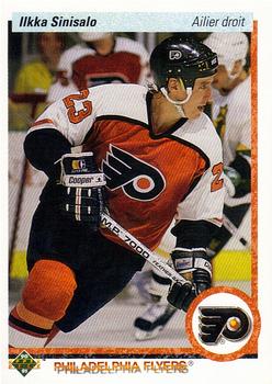 1990-91 Upper Deck French #120 Ilkka Sinisalo Front