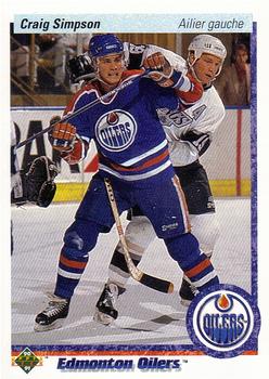 1990-91 Upper Deck French #129 Craig Simpson Front