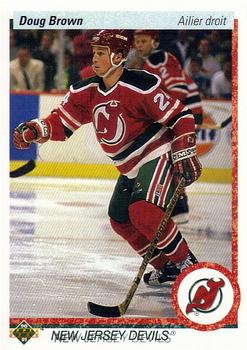 1990-91 Upper Deck French #159 Doug Brown Front