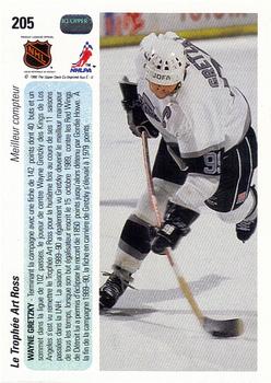 1990-91 Upper Deck French #205 Wayne Gretzky Back