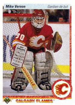 1990-91 Upper Deck French #254 Mike Vernon Front