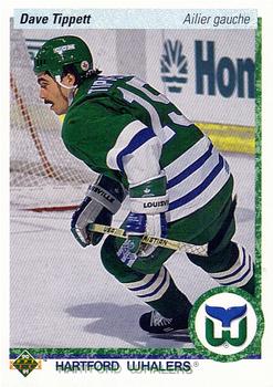 1990-91 Upper Deck French #270 Dave Tippett Front