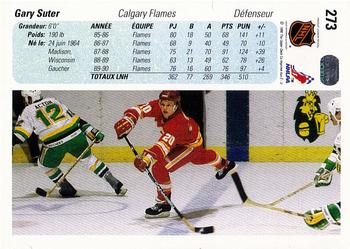 1990-91 Upper Deck French #273 Gary Suter Back