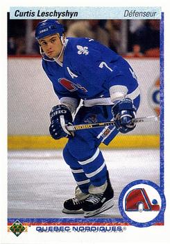 1990-91 Upper Deck French #295 Curtis Leschyshyn Front