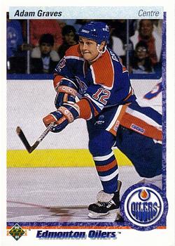 1990-91 Upper Deck French #344 Adam Graves Front