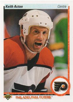 1990-91 Upper Deck French #445 Keith Acton Front