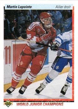1990-91 Upper Deck French #467 Martin Lapointe Front