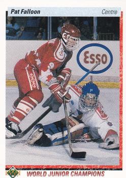 1990-91 Upper Deck French #469 Pat Falloon Front