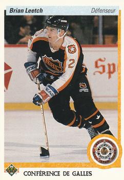 1990-91 Upper Deck French #485 Brian Leetch Front