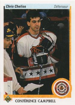1990-91 Upper Deck French #491 Chris Chelios Front