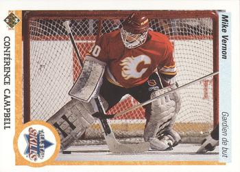 1990-91 Upper Deck French #495 Mike Vernon Front