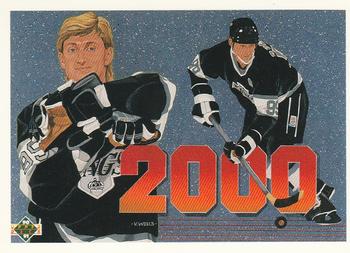 1990-91 Upper Deck French #545 Gretzky - 2 000e Points Front